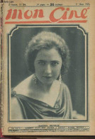 Mon Ciné - 2e Année N°54, 1er Mars 1923 - Portrait De Rachel Devirys - Vous Avez La Parole - Le Prince Des Ténèbres, Ch. - Autre Magazines