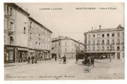 26 - B6175CPA - MONTELIMAR - Place D'Aygu - Coiffeur, épicerie - Parfait état - DROME - Montelimar