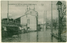 94 - B12673CPA - MAISONS ALFORT - Inondations De 1910 - La Gare - Bon état - VAL-DE-MARNE - Maisons Alfort