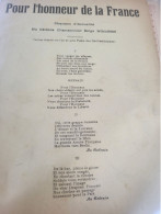 PATRIOTIQUE /POUR L HONNEUR DE LA FRANCE /AIR VALSE DES SALTIMBANQUES - Partitions Musicales Anciennes