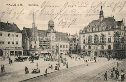 43507441 Halle Saale Marktplatz Pferdekutschen Halle Saale - Halle (Saale)