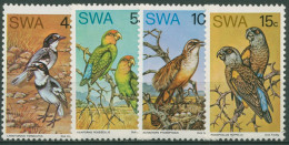 Südwestafrika 1974 Einheimische Vögel Papageien Drosselwürger 392/95 Postfrisch - Zuidwest-Afrika (1923-1990)