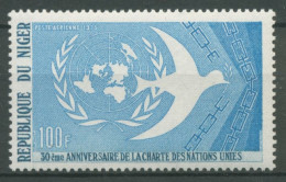 Niger 1975 30 Jahre Vereinte Nationen UNO Friedenstaube 494 Postfrisch - Niger (1960-...)