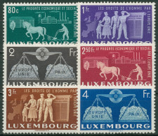 Luxemburg 1951 Europäische Einigung 478/83 Postfrisch - Unused Stamps