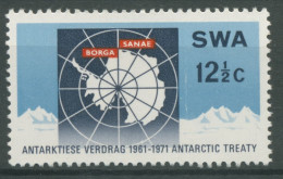 Südwestafrika 1971 10 Jahre Antarktisvertrag Landkarte 364 Postfrisch - Africa Del Sud-Ovest (1923-1990)