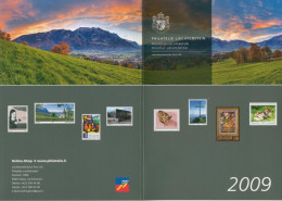 Liechtenstein 2009 Jahresmappe Jahrgang 2009 Postfrisch (G30995) - Unused Stamps