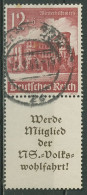 Deutsches Reich Zusammendrucke 1940 WHW Bauwerke S 262 Gestempelt - Zusammendrucke