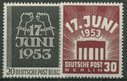 Berlin 1953 Volksaufstand 17. Juni In Der DDR 110/11 Postfrisch - Unused Stamps