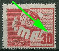 DDR 1950 1. Mai - Tag Der Arbeit Mit Plattenfehler 250 F 2 Postfrisch - Abarten Und Kuriositäten