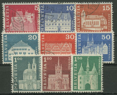 Schweiz 1968 Baudenkmäler Kirche Schloss 878/86 Gestempelt - Used Stamps