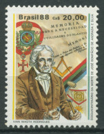 Brasilien 1988 Persönlichkeiten Freimaurer J.B.de A. E Silva 2248 Postfrisch - Nuovi