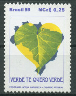 Brasilien 1989 Natur-u. Umweltschutz Nossa Natureza Blatt 2294 Postfrisch - Nuovi