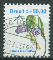 Brasilien 1990 Freimarke Blüten Sombreiro 2364 Gestempelt - Gebraucht