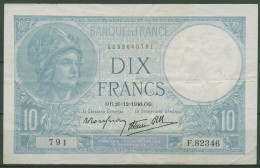 Frankreich 10 Francs 1940. Minerva, KM 84 Gebraucht (K1707) - 10 F 1916-1942 ''Minerve''