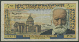 Frankreich 5 Nouveaux Francs 1961, Victor Hugo, KM 141 Gebraucht (K1715) - 5 NF 1959-1965 ''Victor Hugo''