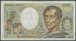 Frankreich 200 Francs 1987, Montesquieu, KM 155 B, Gebraucht (K1712) - 200 F 1981-1994 ''Montesquieu''