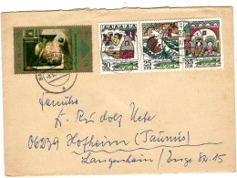 Germany - DDR  1973 Letter - Stamps : 1973 Paintings &  Fairy Tales - Storia Postale