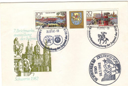 Germany - DDR  1982 Letter - Stamps : 1982 Stamp Exhibition In Schwerin - Briefe U. Dokumente