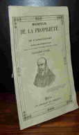 COLLECTIF  - MONITEUR DE LA PROPRIETE ET DE L’AGRICULTURE - MAI 1838 - 1801-1900