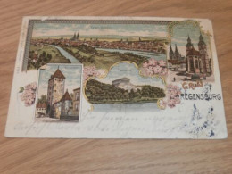 Regensburg , 1901 , Alte Ansichtskarte , Postkarte , AK !! - Regensburg