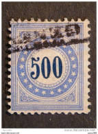 SUIZA-Svizzera-Switzerland -1882- "Segnatasse" C. 500 Fili Di Seta US° (descrizione) - Taxe