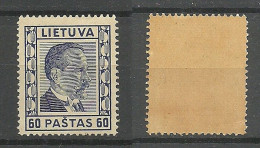 LITAUEN Lithuania 1937 Michel 412 MNH President A. Smetona - Lithuania