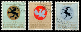 LIECHTENSTEIN 1969 Nr 514-516 Gestempelt SB4DDEE - Used Stamps