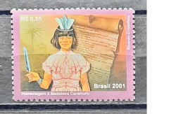 2001 - Brazil - MNH - Famous Women - Madalena Caramuru - 2 Stamps - Nuovi