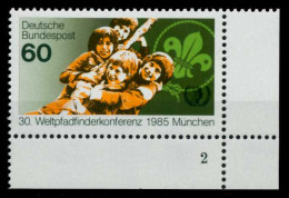 BRD 1985 Nr 1254 Postfrisch FORMNUMMER 2 X8F7876 - Unused Stamps