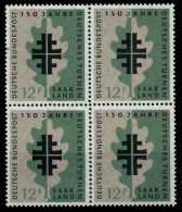 SAAR OPD 1958 Nr 437 Postfrisch VIERERBLOCK S03DF72 - Ungebraucht