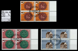 SCHWEIZ 1981 Nr 1203-1205 Zentrisch Gestempelt VIERERBLOCK X6C6DCE - Oblitérés