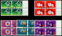 SCHWEIZ 1982 Nr 1216-1220 Zentrisch Gestempelt VIERERBLOCK X6C6DBA - Oblitérés