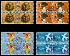 SCHWEIZ 1983 Nr 1256-1259 Zentrisch Gestempelt VIERERBLOCK X6C6DD6 - Oblitérés