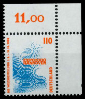 BRD DS SEHENSWÜRDIGKEITEN Nr 2009A Postfrisch ECKE-ORE X6C9B4A - Unused Stamps