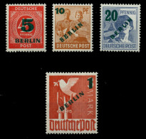 BERLIN 1949 Nr 64-67 Postfrisch Gepr. X6E0E42 - Ongebruikt