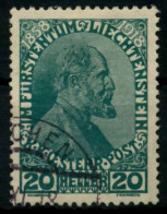 LIECHTENSTEIN 1918 Nr 10 Gestempelt X6F6F72 - Oblitérés