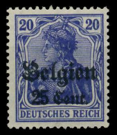 BES 1WK LP BELGIEN Nr 18c Ungebraucht X77D0FA - Besetzungen 1914-18