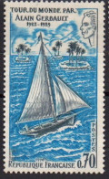 France 1970 Y&T 1621 Neuf- Tour Du Monde De Alain Gerbault. Gomme OK - Unused Stamps