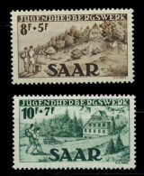 SAARLAND 1949 Nr 262-263 Postfrisch X7DA6AE - Ungebraucht