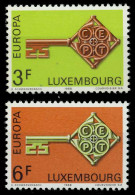 LUXEMBURG 1968 Nr 771-772 Postfrisch SA52F1E - Nuevos