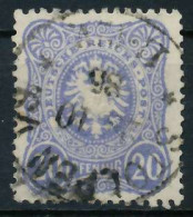 DEUTSCHES REICH 1880 88 ADLER Nr 42Ib Gestempelt Gepr. X63B68A - Gebraucht