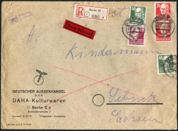DDR, 1950, 219, 220(2), 225(2), Brief - Sonstige & Ohne Zuordnung