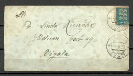 ESTONIA O 1930 VIGALA Local Cover Michel 79 As Single NB! Stain At Back Side - Brieven En Documenten