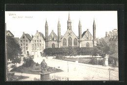 AK Lübeck, Blick Auf Das Heilig Geist-Hospital  - Lübeck