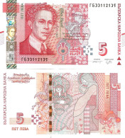 Bulgaria 5 Leva 2020 P-116c / P-122 UNC - Bulgaria