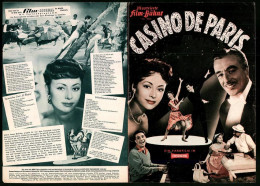 Filmprogramm IFB Nr. 3930, Casino De Paris, Caterina Valente, Vittorio De Sica, Regie: André Hunebelle  - Riviste