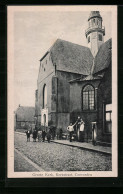 AK Coevorden, Kerkstraat En Groote Kerk  - Coevorden