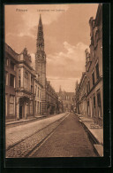 AK Alkmaar, Langestraat Met Stadhuis  - Alkmaar