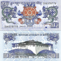 Bhutan 1 Ngultrum 2019 P-27c UNC - Bhutan