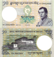 Bhutan 10 Ngultrum 2019 P-29c UNC - Bhutan